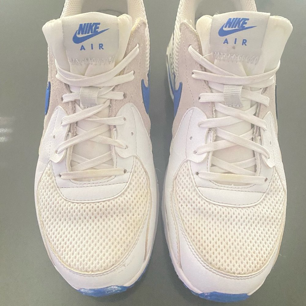 Nike Air Max Excee White Blue Athletic Shoes Sneakers CD4165-112 Unisex Shoe